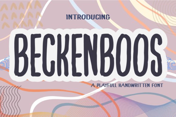 Beckenboss: The Handwritten Typeface That Elevates Craft Branding