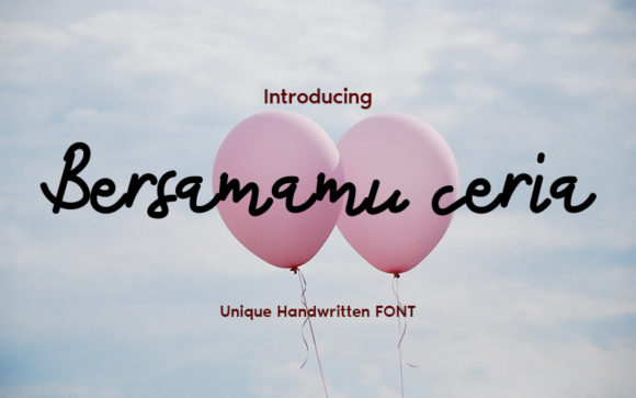 Bersamamu Ceria: The Font That Brings Joy to Campaigns