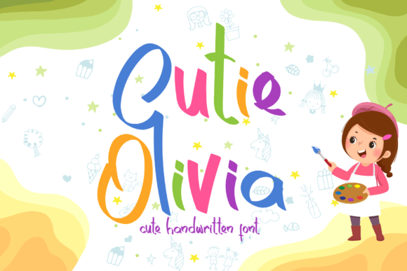 Cutie Olivia: The Handwritten Typeface That Brings Warmth to Your Craft Shop