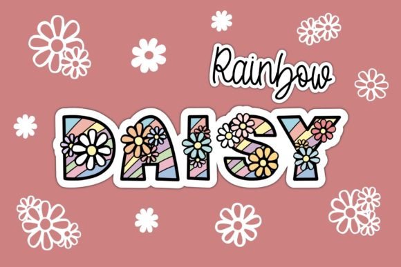 Daisy Rainbow: The Perfect Decorative Font for Handmade Brands