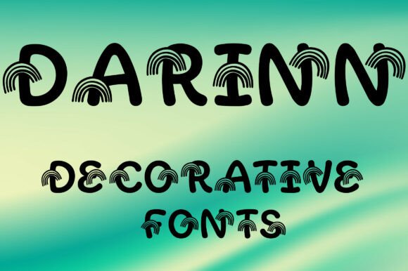 Darinn: A Vibrant Display Typeface for Modern Editorial Design