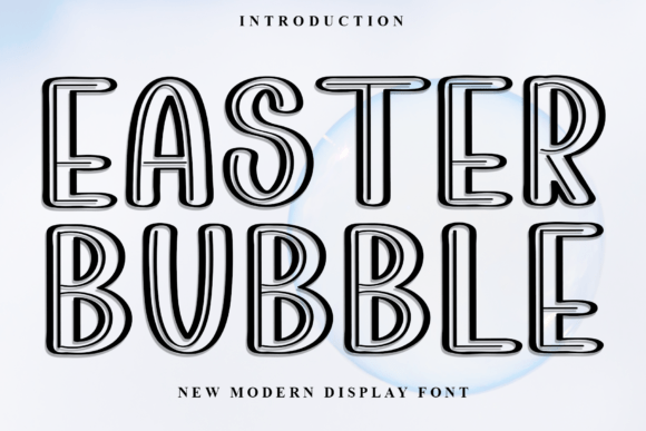 Easter Bubble Typeface: A Creative Font for Distinctive Branding