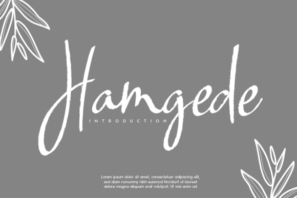 Hamgede: A Handwritten Typeface for Thoughtful Design