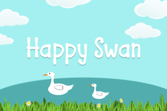Happy Swan Font: A Playful Typeface for Creative Branding Projects