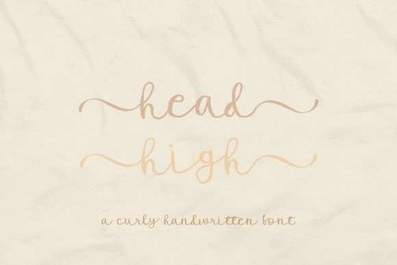 Head High: Elevating Digital Branding with Script Handwritten Fonts