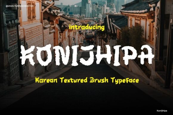 Konijhipa: A Display Font for Distinctive Brand Campaigns