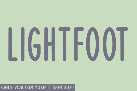 Lightfoot Typeface Review: Handwritten Display Font for Campaigns