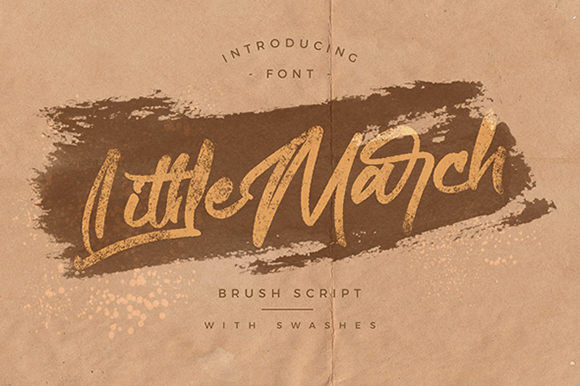 Littlemarch: A Warm Script Font for Creative Projects