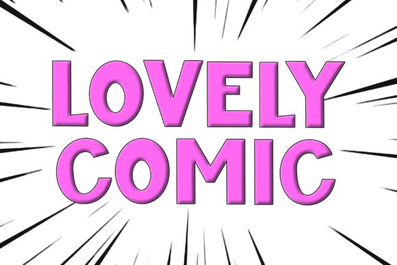 Lovely Comic: A Creative Font for Small Business Branding