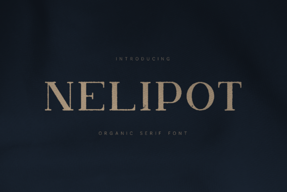 Nelipot: The Organic Serif for Scroll-Stopping Brand Visuals