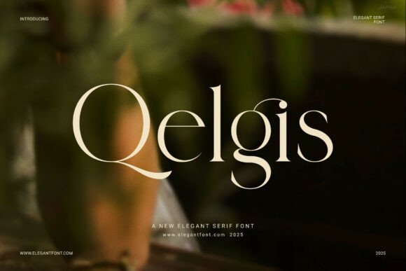 Qelgis: A Serif Typeface for Polished Small Business Branding