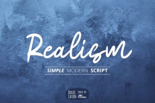 Realism Typeface: A Handwritten Font for Authentic Maker Brands