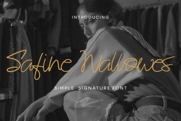Safine Wallowes: A Playful Handwritten Font for Crafters and Sellers