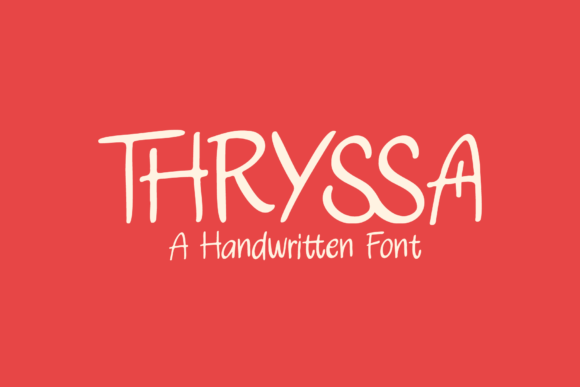 Thryssa: A Quirky Handwritten Font for Memorable Brand Identity