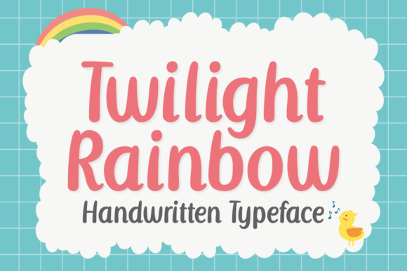 Twilight Rainbow: The Script Handwritten Typeface for Modern Editorial Design