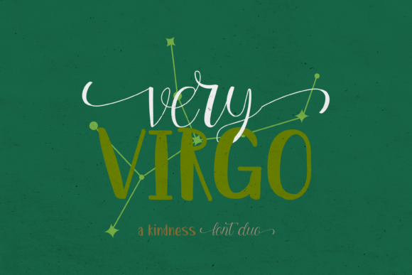 Upgrade Your Brand Identity With Very Virgo Duo Typeface