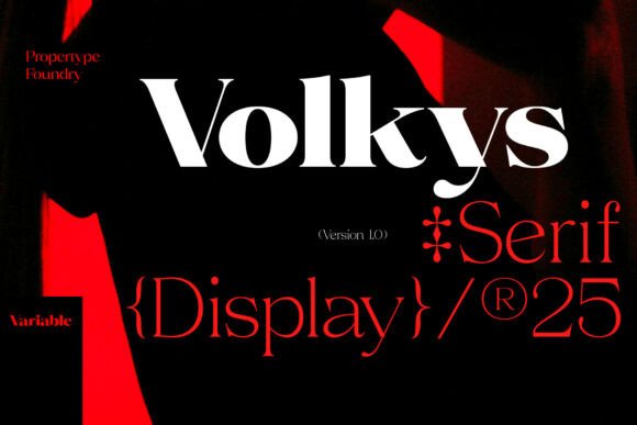 Volkys Serif: A Premium Typeface for Polished Brand Identity